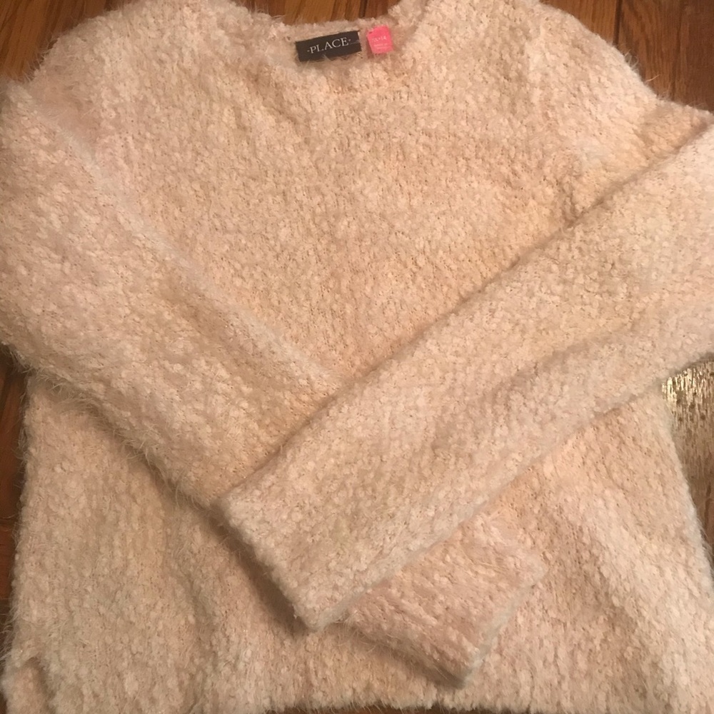 Pink children’s place sweater XL-14